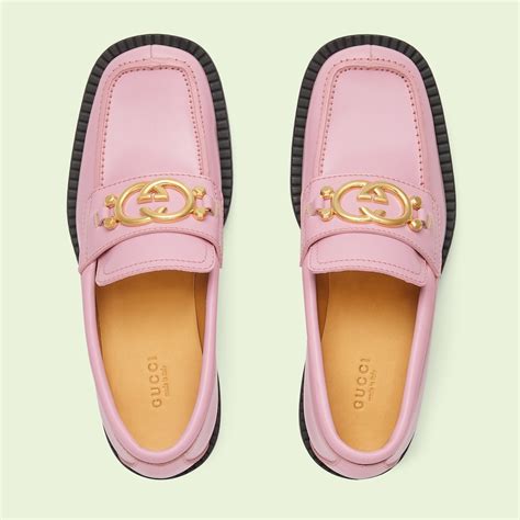 gucci loafer pink|gucci women loafers pink.